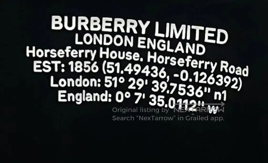 Burberry Burberry Black Cotton Men's T. Size US S / EU 44-46 / 1 - 2 Thumbnail