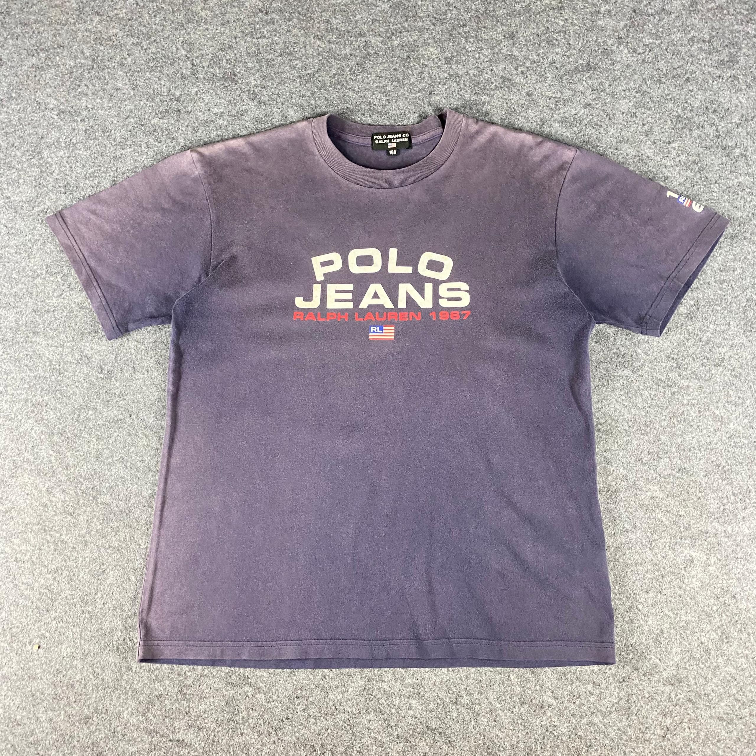Polo Ralph Lauren Vintage Polo Ralph Lauren Jeans Tshirt Size US M / EU 48-50 / 2 - 1 Thumbnail