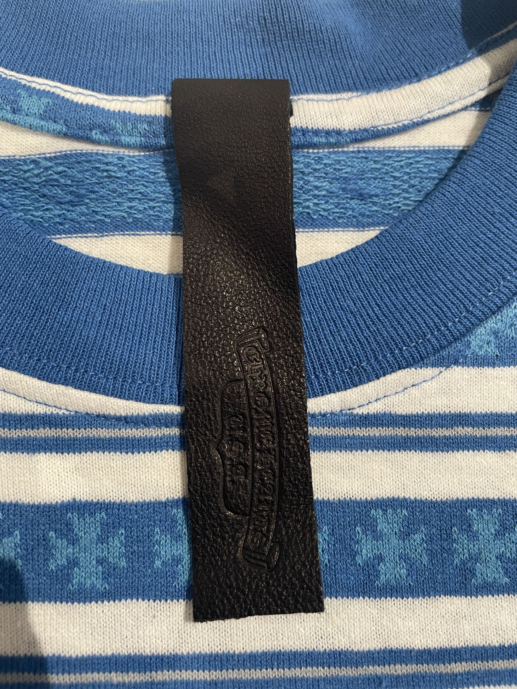 Chrome Hearts Chrome Hearts Blue Stripe Men's Tee Size US M / EU 48-50 / 2 - 5 Thumbnail