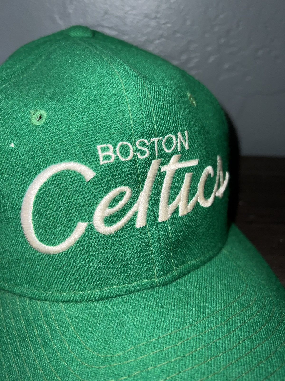 NBA × Sports Specialties × Vintage Vintage 80s Boston Celtics Wool Hat Size ONE SIZE - 3 Thumbnail