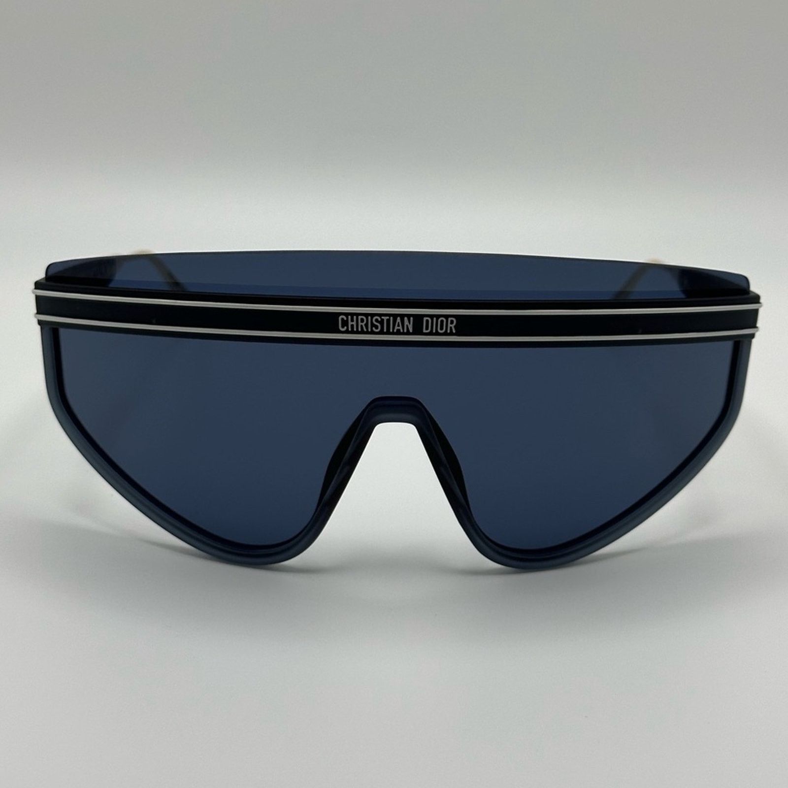 Dior NEW DIORCLUB M2U 31B0 Matte Navy Blue/Blue Unisex Sunglasses Size ONE SIZE - 2 Thumbnail