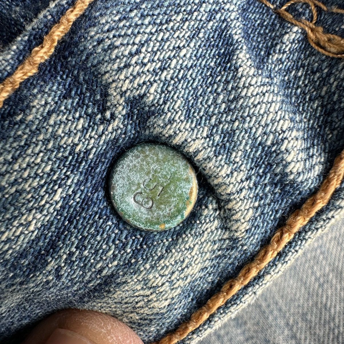Levi's Levis 501 Distressed Faded Vintage Denim 36x30 D581 Size US 36 / EU 52 - 16 Thumbnail