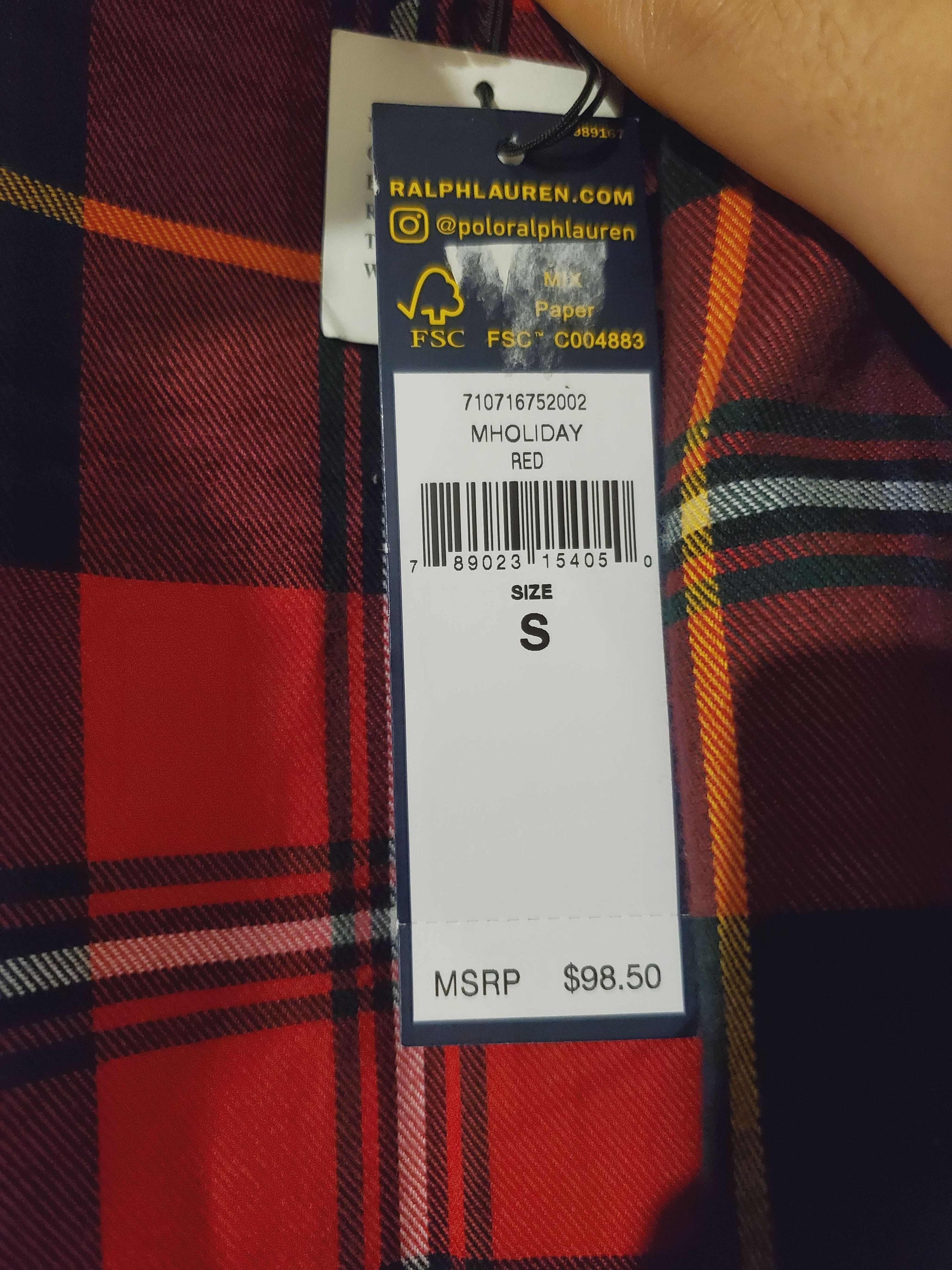 Polo Ralph Lauren Polo Ralph Lauren Tartan Check Shirt Sz Small Size US S / EU 44-46 / 1 - 3 Thumbnail