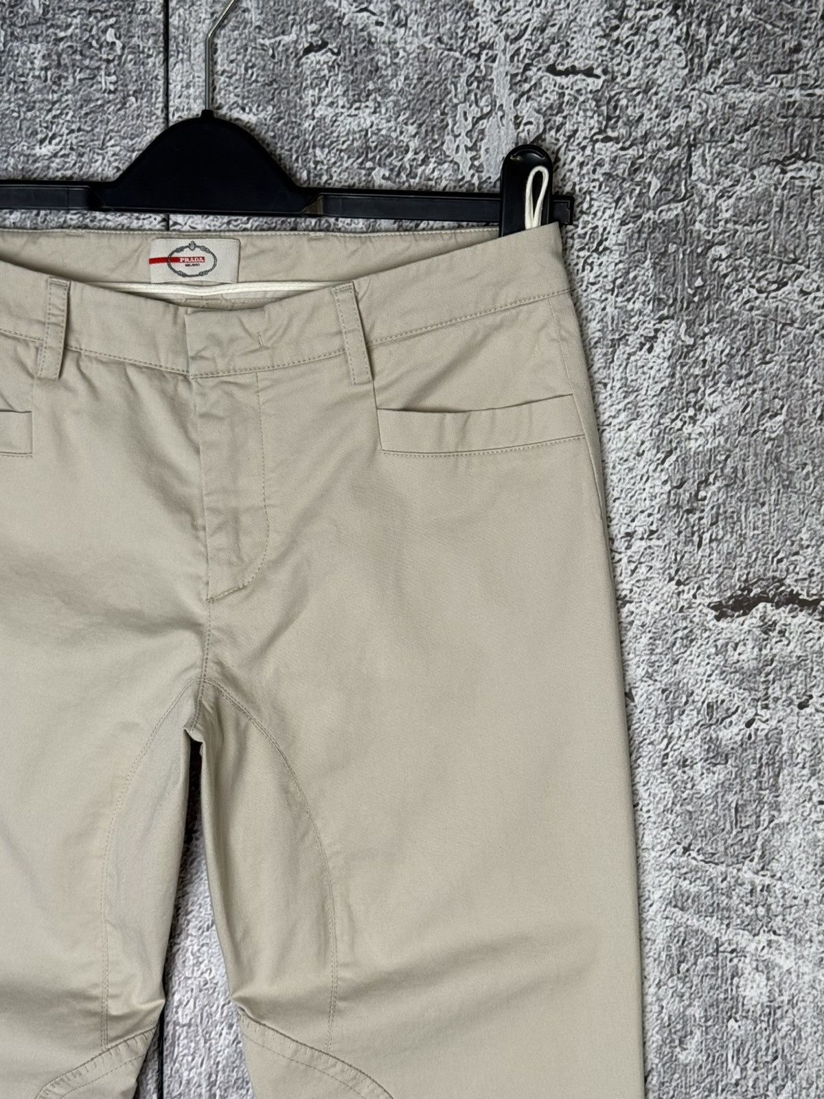 Prada Prada Milano Rare Technical Pants Reinforced Knees Zip Ankle Size 27" / US 4 / IT 40 - 5 Thumbnail