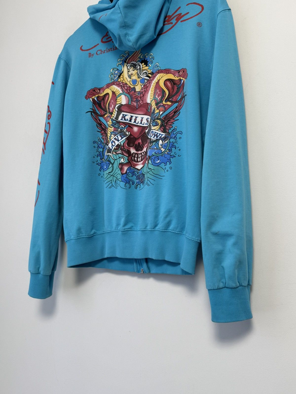Ed Hardy Ed Hardy Vintage Y2K Style Hoodie Skull Women’s L Size L / US 10 / IT 46 - 17 Thumbnail