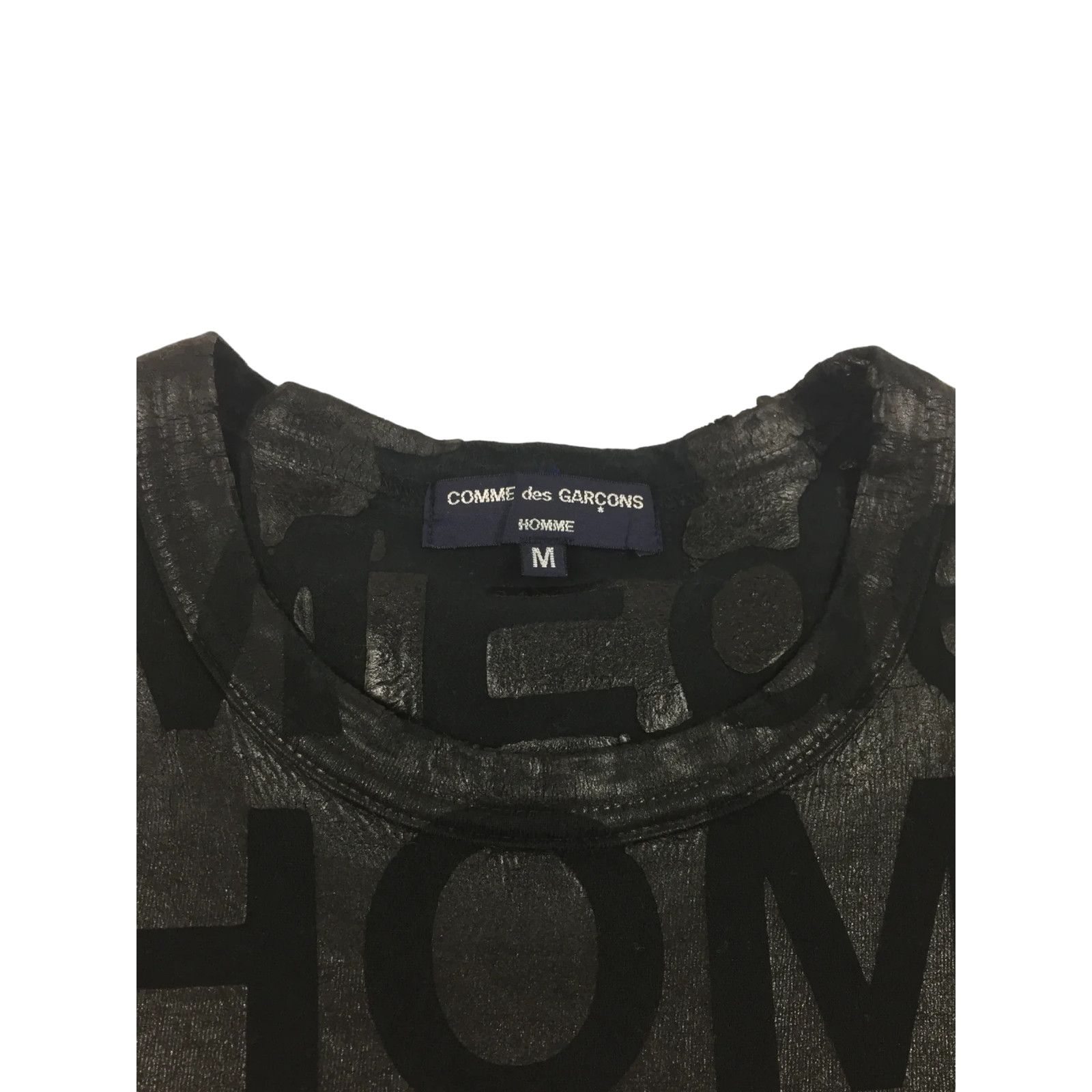 Comme des Garcons COMMEdesGARÇONS Homme Black Tee Size US S / EU 44-46 / 1 - 3 Thumbnail