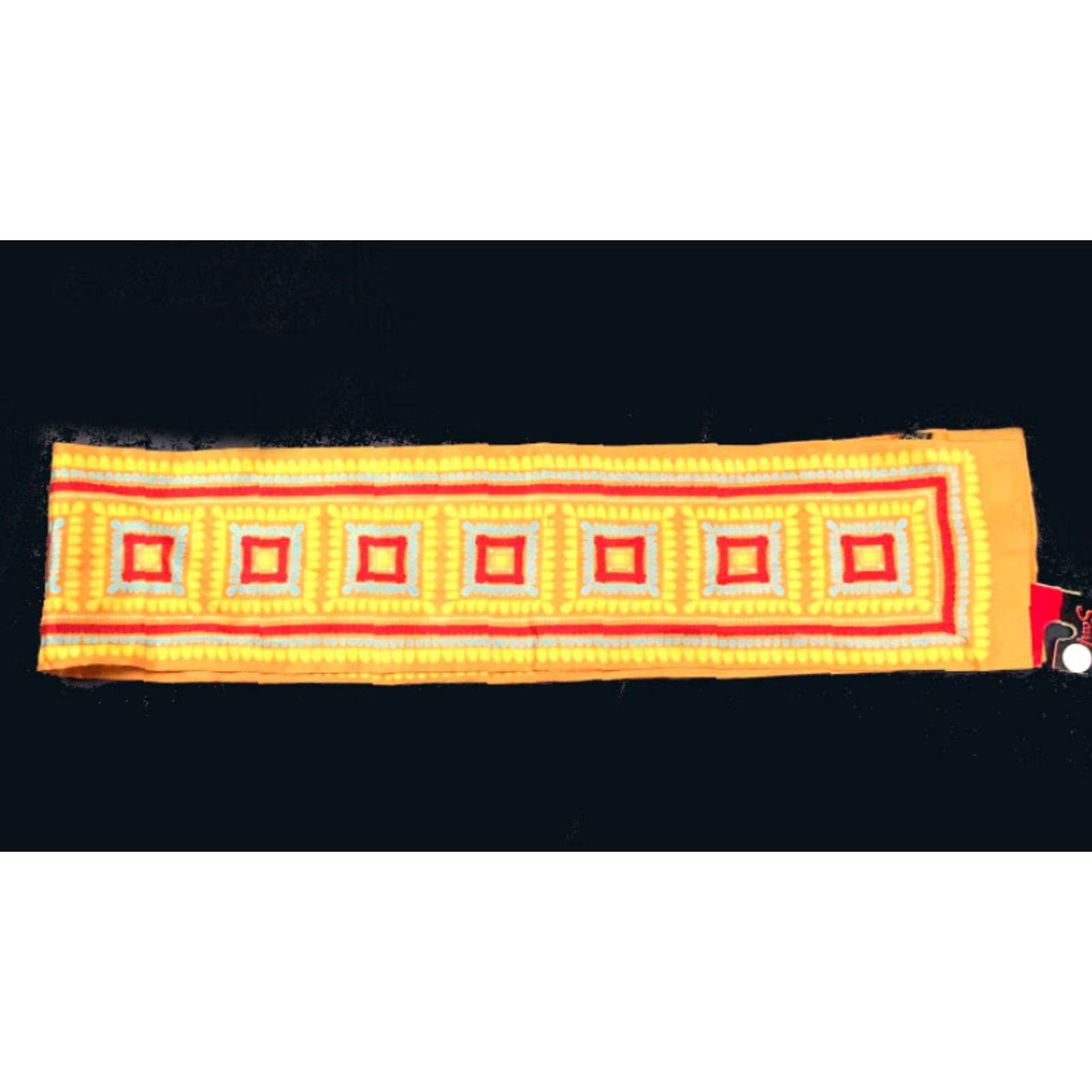 Atomic VINTAGE Another Hit All-Weather Scarf 1960s Geometric Print Red Mod Women 40" Size ONE SIZE - 5 Thumbnail