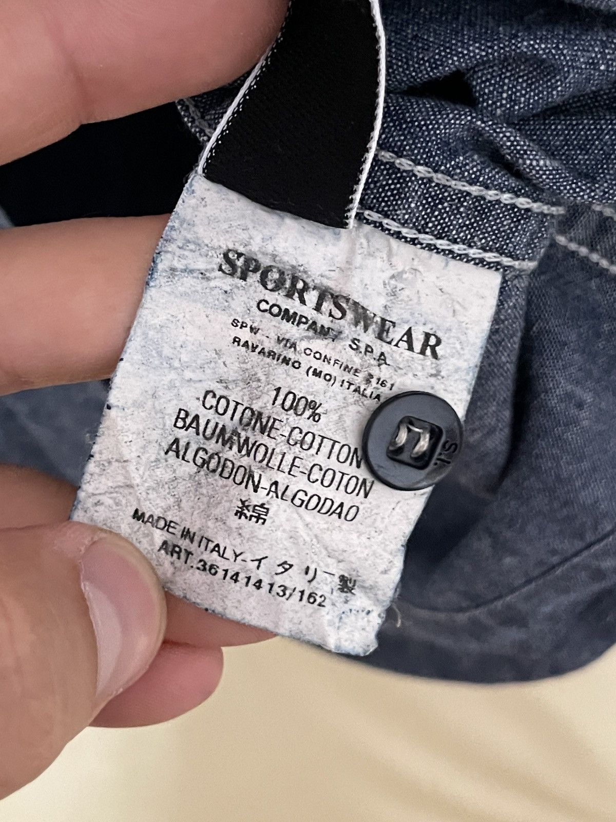 Stone Island Vintage Stone Island Denims 2002 Denim Shirt Size US L / EU 52-54 / 3 - 6 Thumbnail