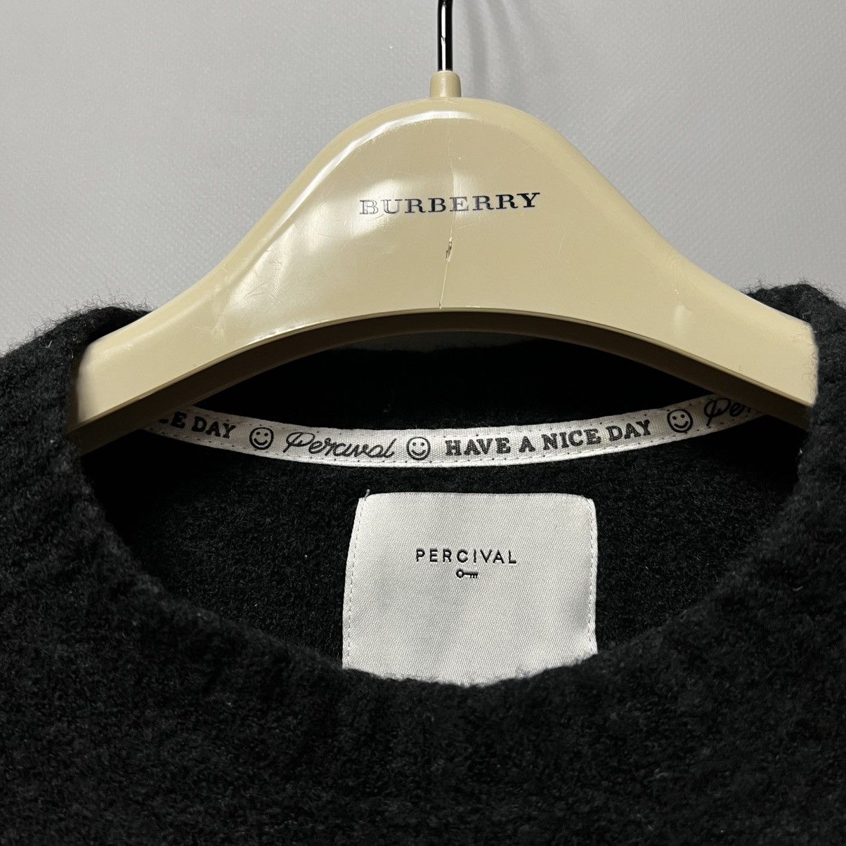 Percival Percival Mohair Wool Sweater Black Size US M / EU 48-50 / 2 - 4 Thumbnail