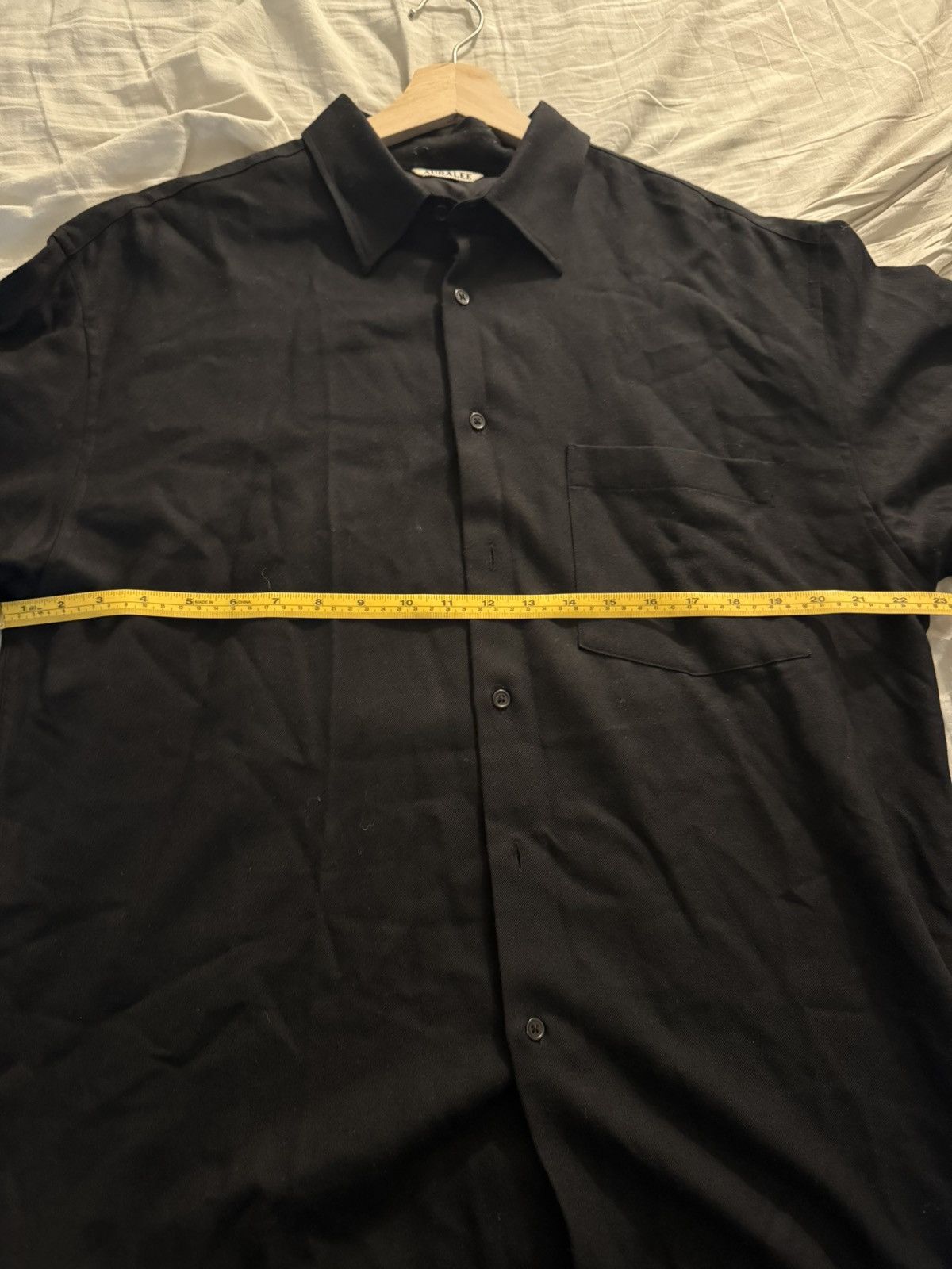 Auralee Auralee Superlight Wool Shirt in Black Size US XL / EU 56 / 4 - 4 Thumbnail