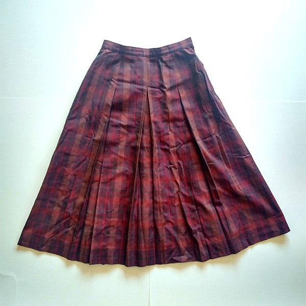 Burberry Vintage 1980's Burberry Burberrys 2-Piece Top Skirt Check Size ONE SIZE - 5 Thumbnail