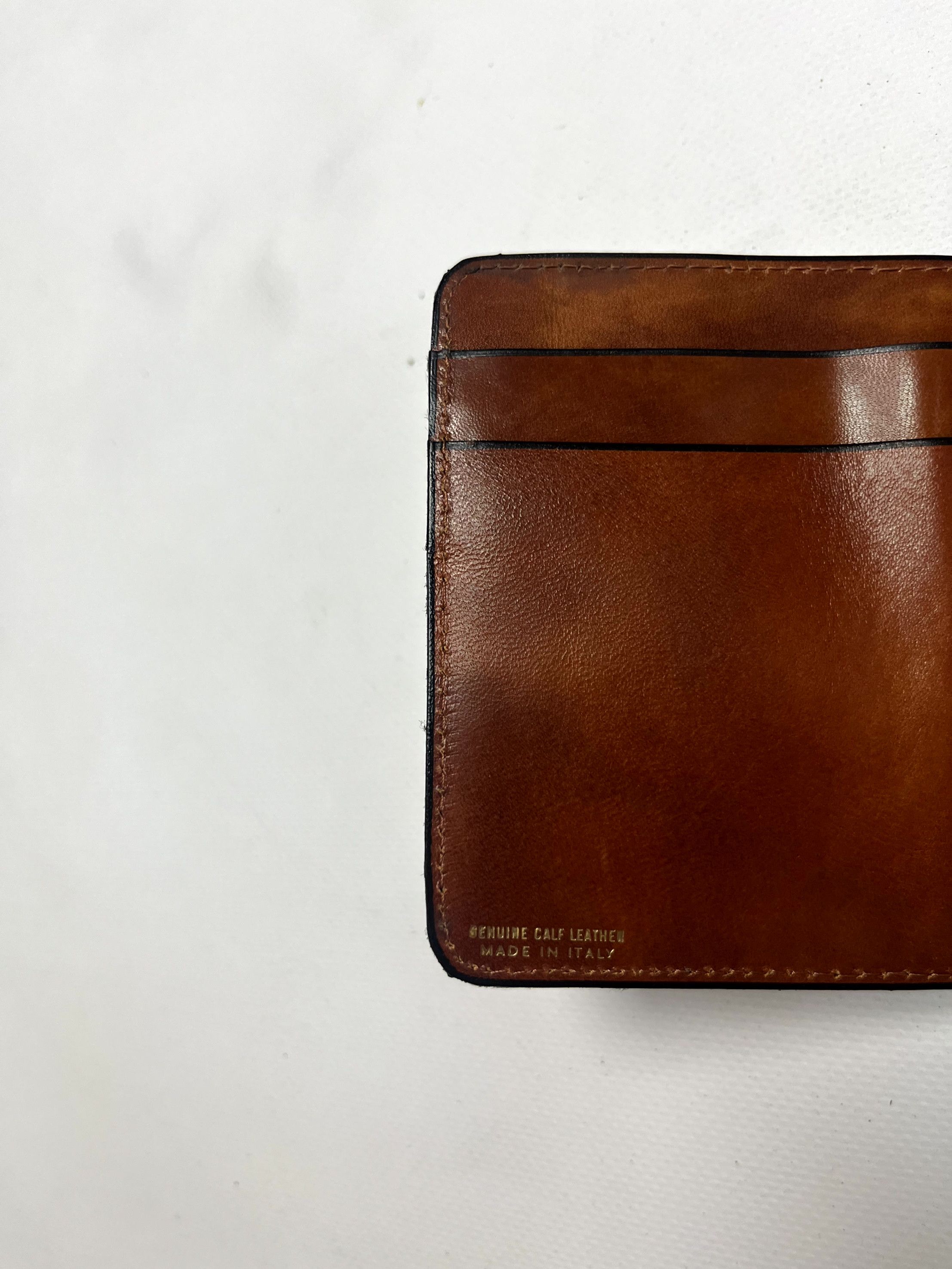 Vintage Vintage Leather Brown Classic Small Wallet Size ONE SIZE - 4 Thumbnail