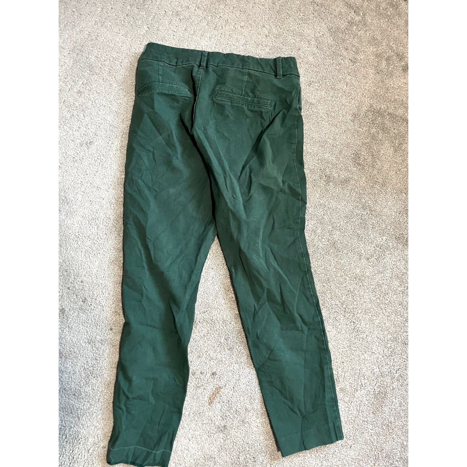 Old Navy Old Navy Pixie Pants Women Size 4 Green High Rise Secret Slim Pocke Size 27" / US 4 / IT 40 - 3 Thumbnail