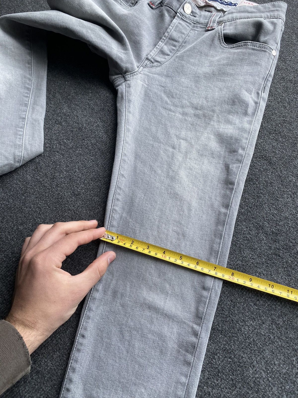 Other 🔥Tramarossa Sartoria Gray Designer straight jeans 30 Size US 30 / EU 46 - 16 Thumbnail