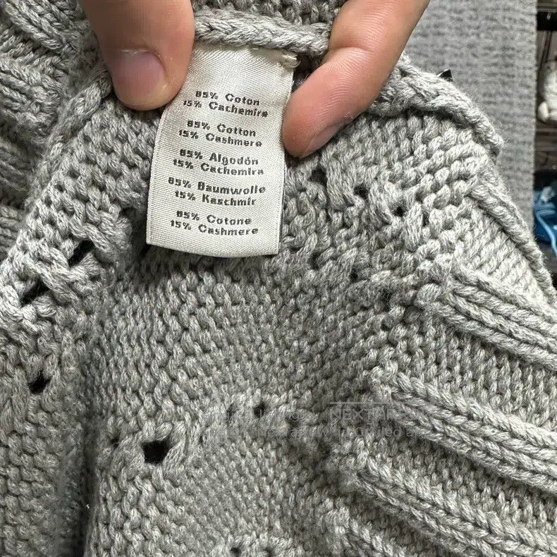 Hermes Hermes Light Grey Knitted Sweater Size US L / EU 52-54 / 3 - 4 Thumbnail