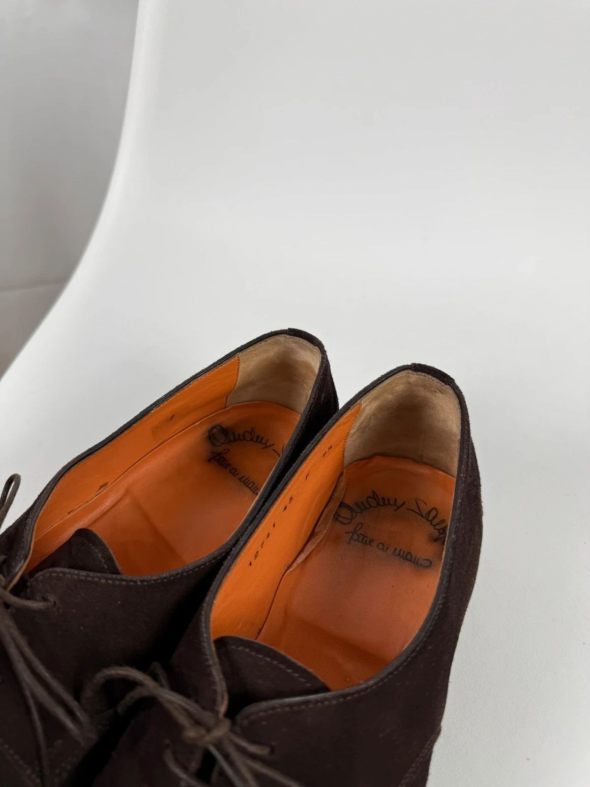Santoni Santoni Suede Derby Dress Shoes size 9.5 Size US 10.5 / EU 43-44 - 12 Thumbnail