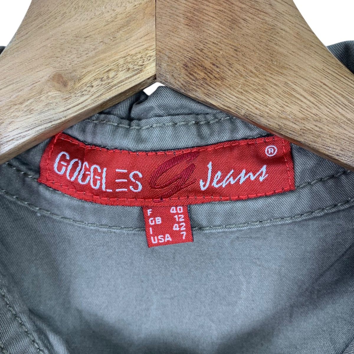 Vintage GOGGLES Jeans Casualwear Worker Design Sweater Jacket Size S / US 4 / IT 40 - 6 Thumbnail