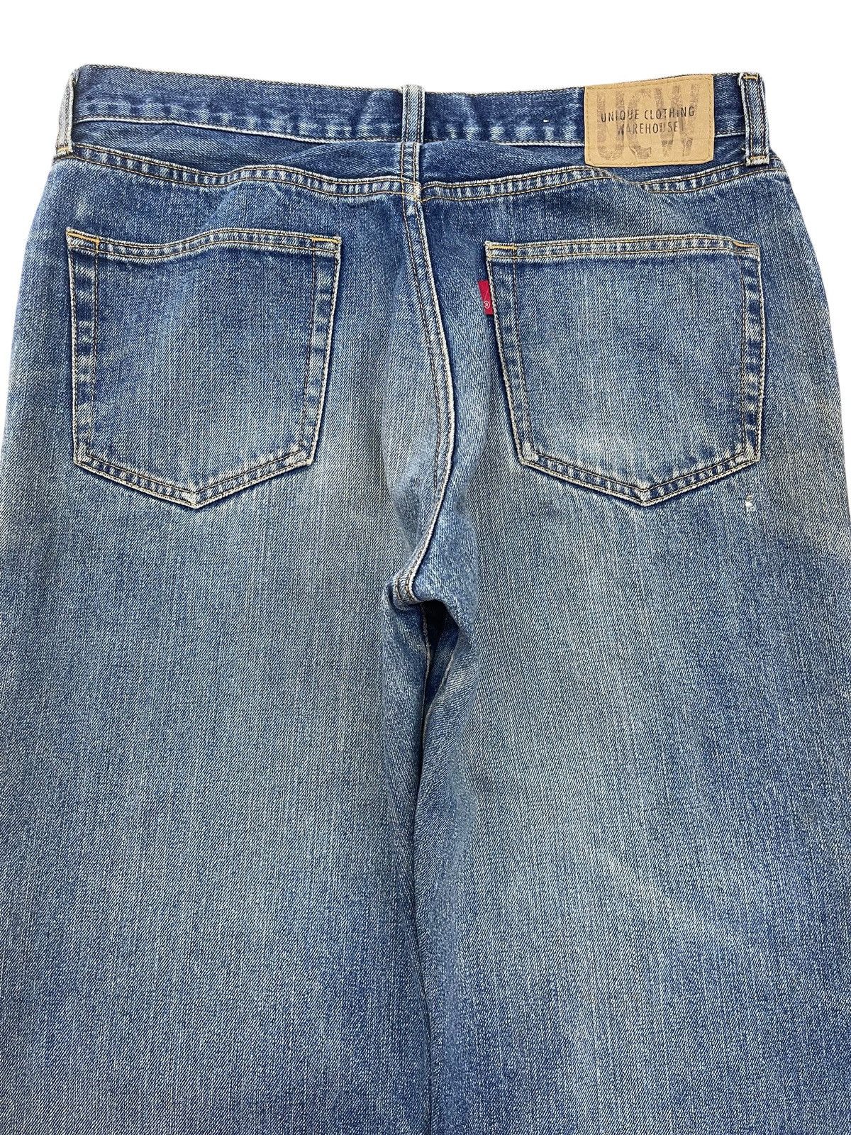 Japanese Brand Japanese Brand Mud Wash Whiskered Style Baggy Jeans Size US 32 / EU 48 - 4 Thumbnail