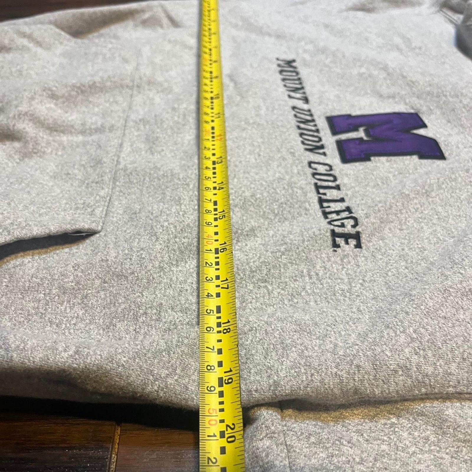 NCAA Grey vintage Mount Union College hoodie Size S / US 4 / IT 40 - 2 Thumbnail