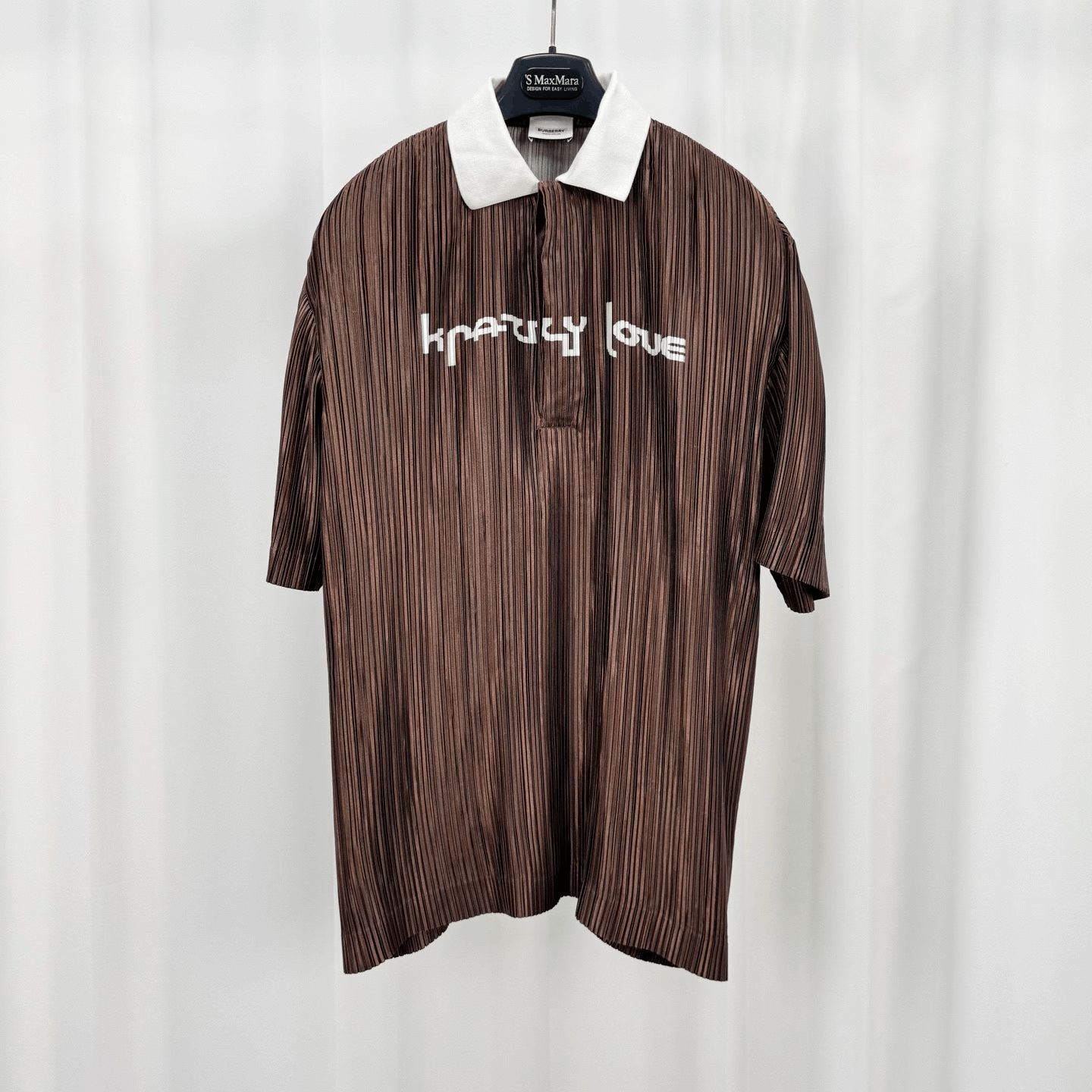 Burberry Burberry Runway Pleated Polo Short Sleeve Size XXS / US 00 / IT 34 - 1 Thumbnail