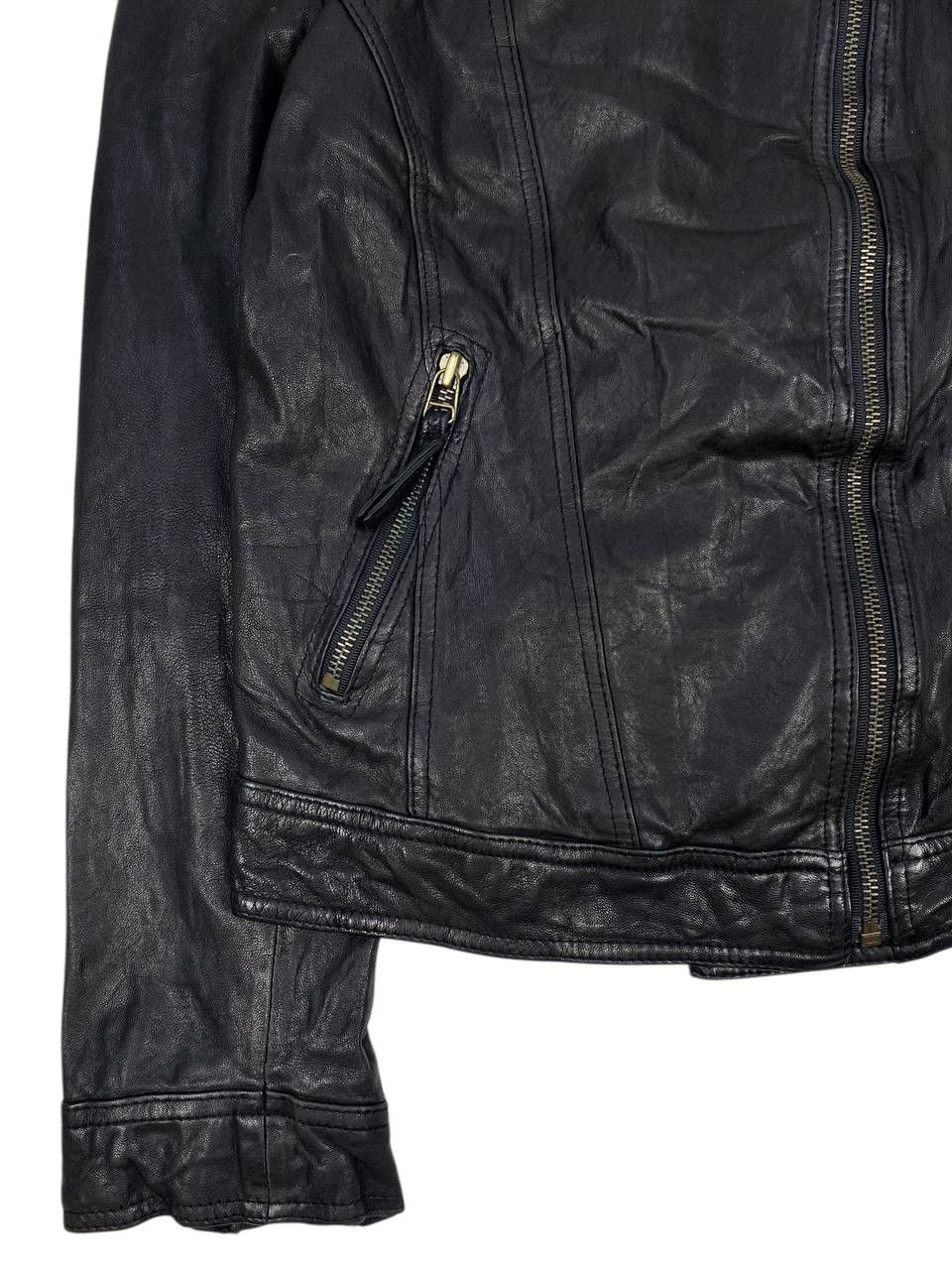 GOA Y2K 2000’s GOA Lamb Leather Riders Jacket Size S / US 4 / IT 40 - 10 Thumbnail