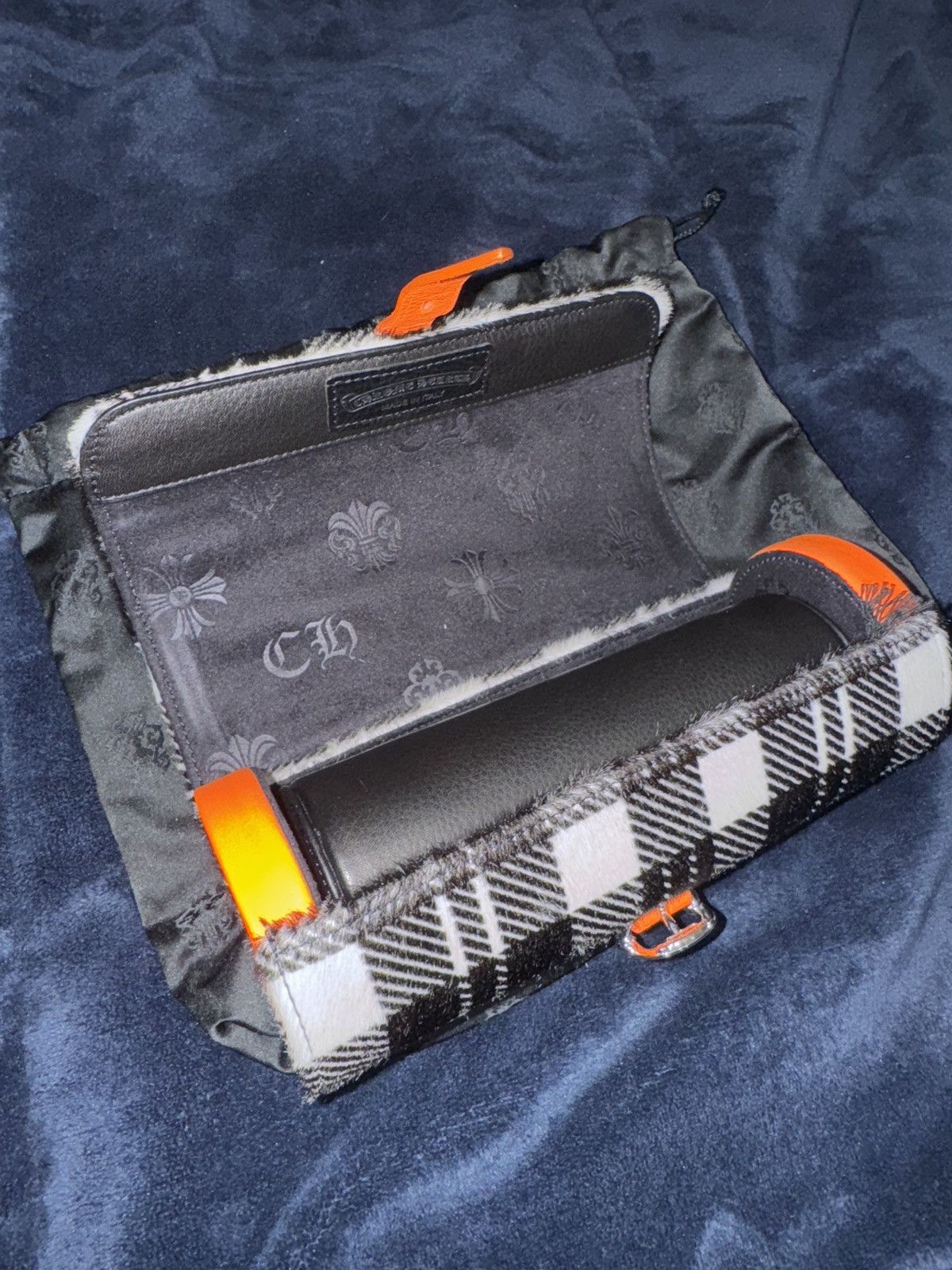 Chrome Hearts Chrome Hearts Plaid Orange Watch Roll Size ONE SIZE - 7 Thumbnail