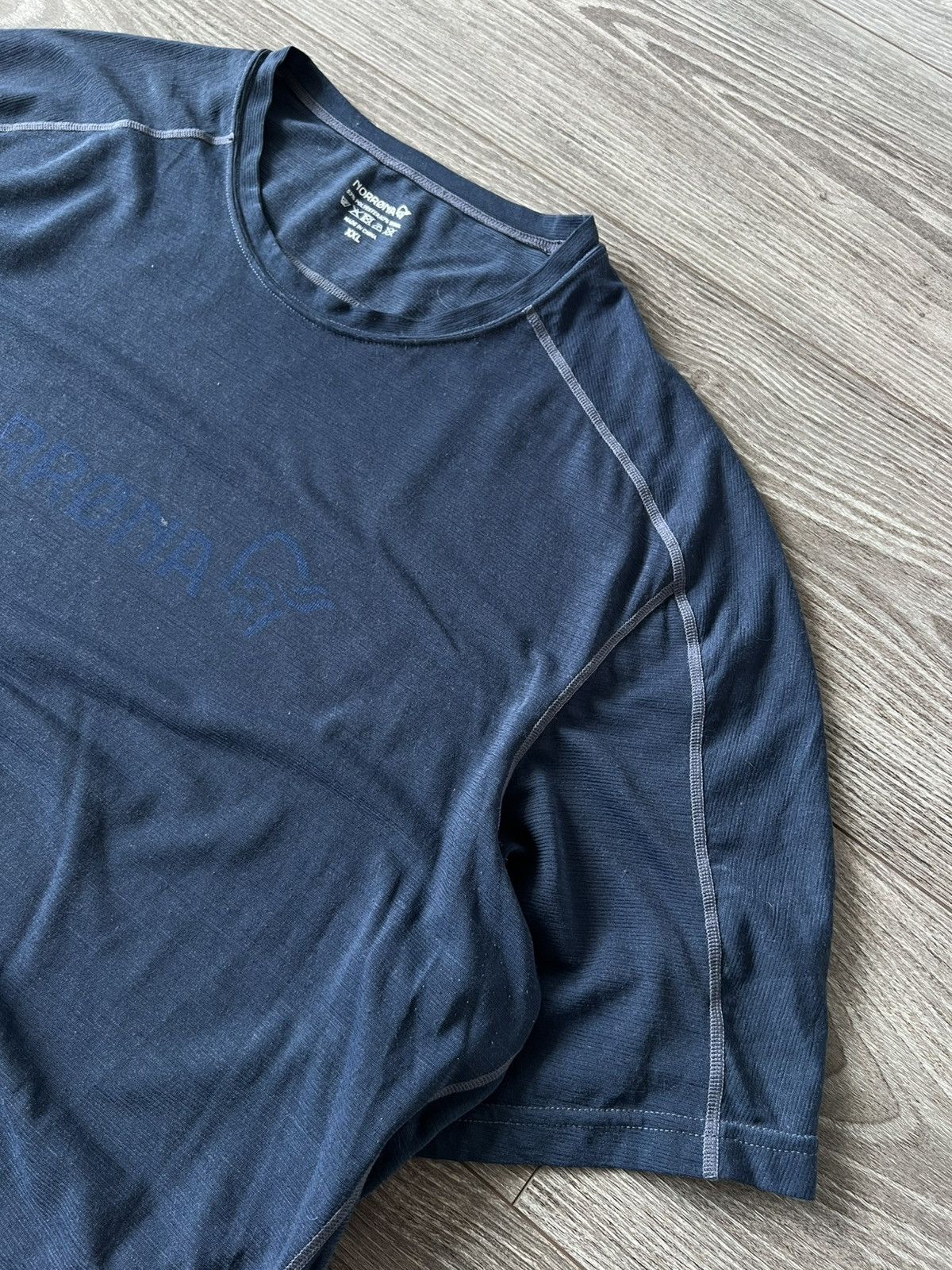Norrona ‼️Norrona Big Logo Merino Wool Outdoor Equaliser Mens Tee‼️ Size US XXL / EU 58 / 5 - 20 Thumbnail