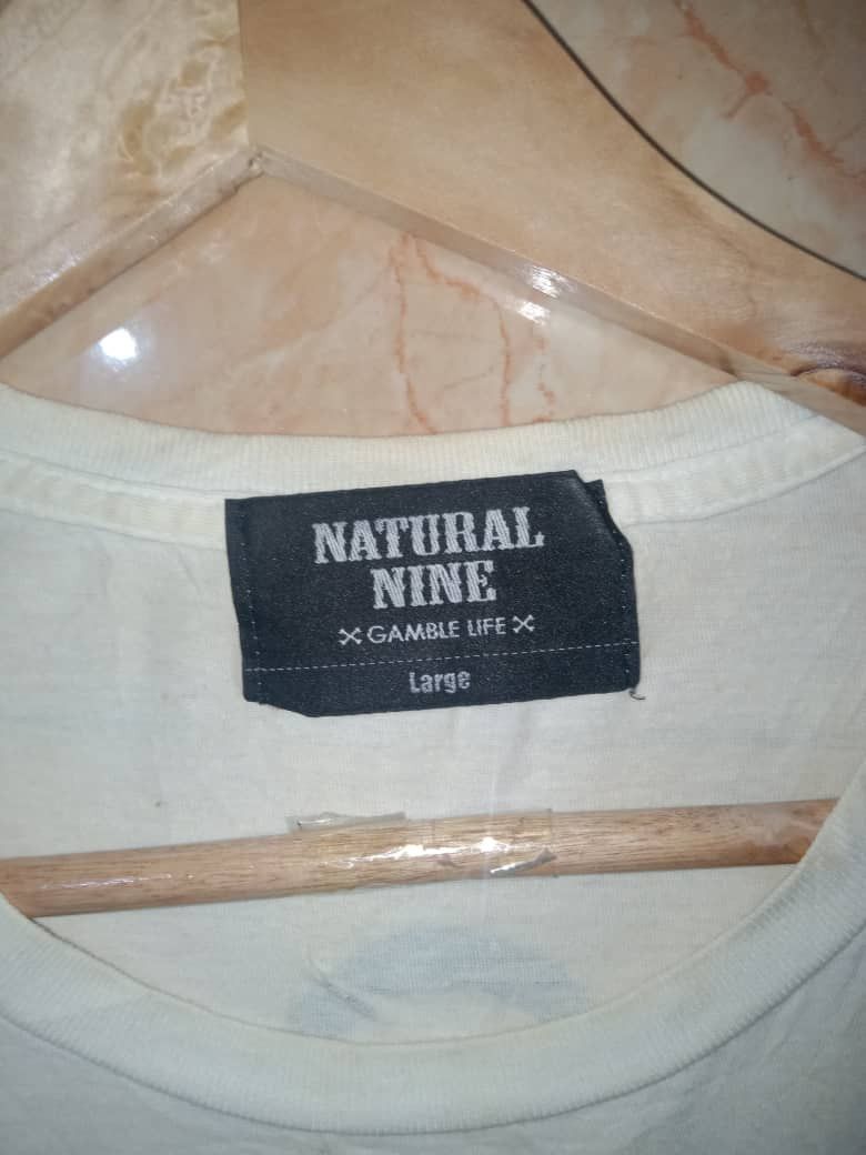 Vintage Vintage Natural Nine Gamble Life Tee Printed Size US L / EU 52-54 / 3 - 3 Thumbnail