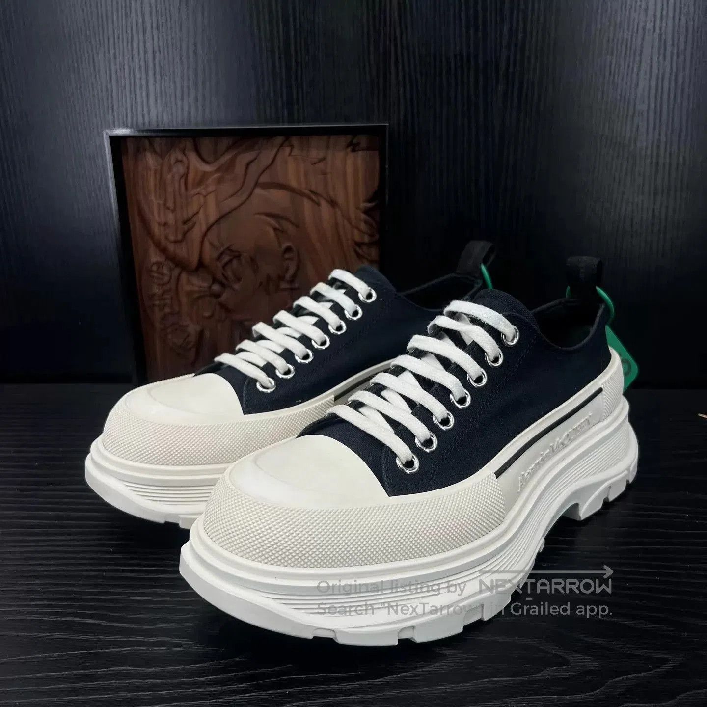 Alexander McQueen Black Low. Size US 9.5 / EU 42-43 - 1 Thumbnail