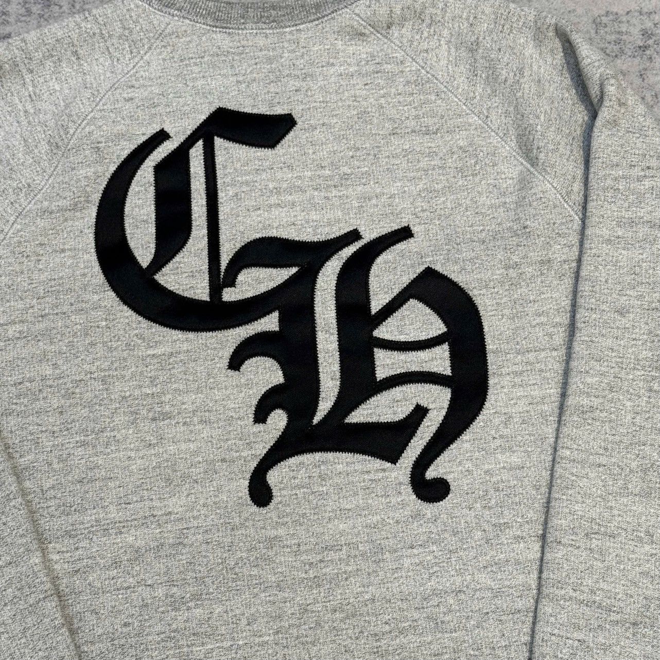 Chrome Hearts Chrome Hearts Blind Spot Black Tripple Cross Sweater Gray Size US L / EU 52-54 / 3 - 5 Thumbnail