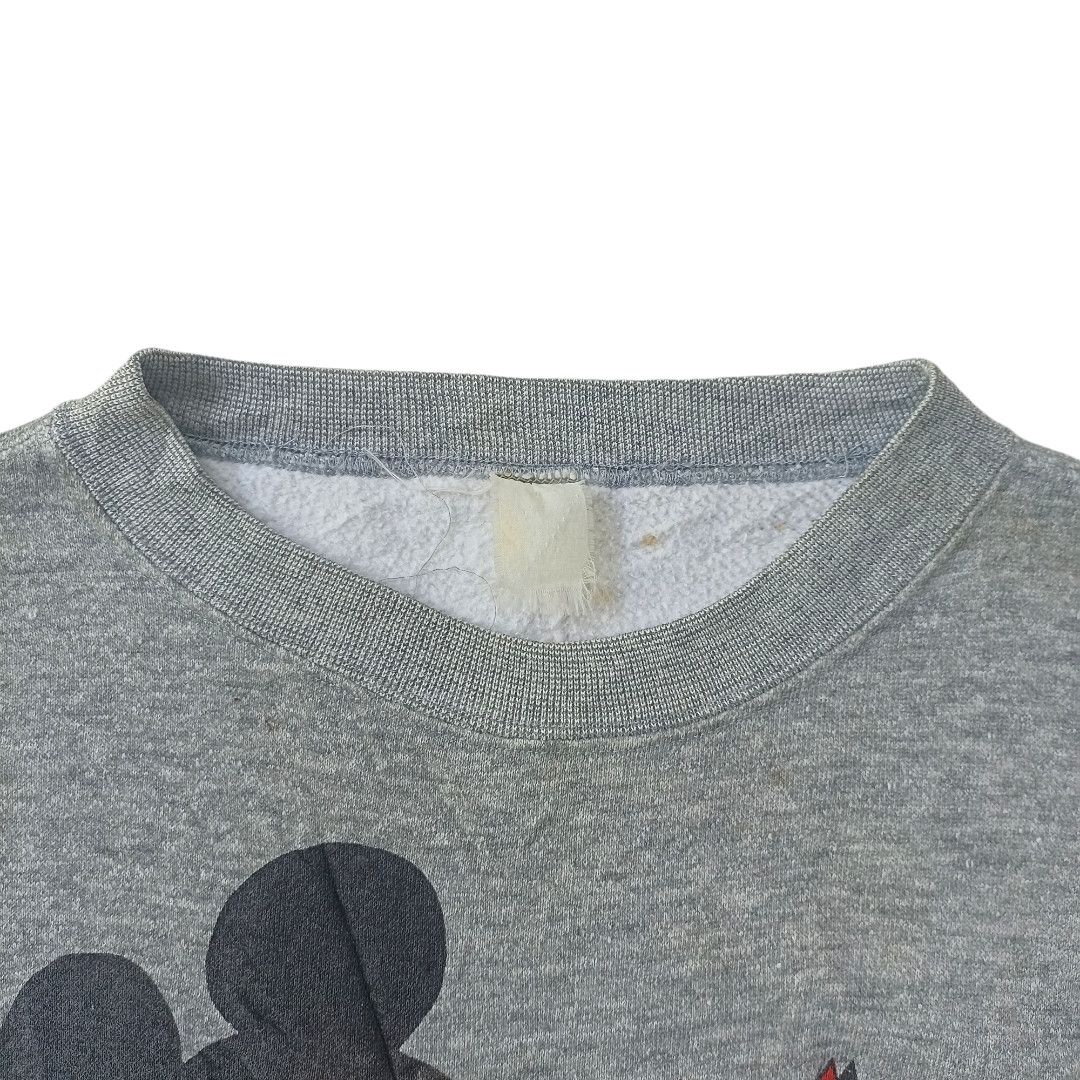 Cartoon Network × Disney × Mickey Mouse Vintage 80s Mad Mouse Sweatshirt Size US XL / EU 56 / 4 - 4 Thumbnail
