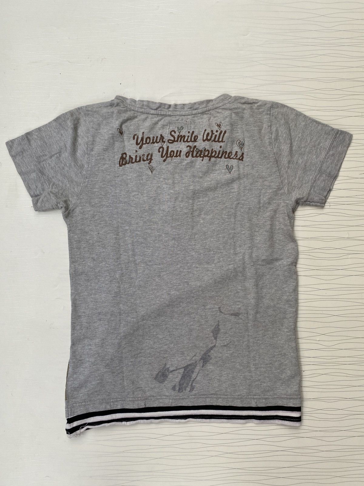 Japanese Brand Japanese Double Layer Freedom POEM Patch Emboireded TEE Size US L / EU 52-54 / 3 - 7 Thumbnail