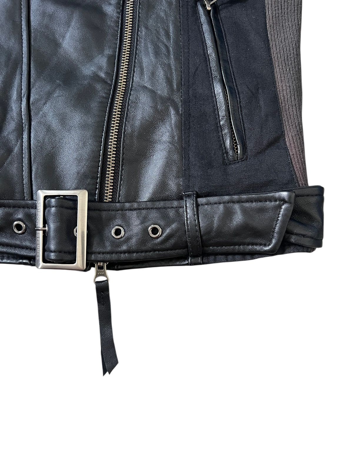 5351 POUR LES HOMMES × Genuine Leather 5351 Pour Les Femmes Sheepskin Leather Riding Jacket Size S / US 4 / IT 40 - 5 Thumbnail