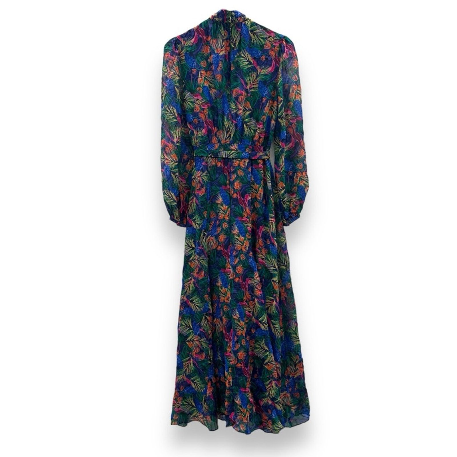 Other RTR Saloni Jacqui B Long Sleeve Multicolor Printed Dress Size XS / US 0-2 / IT 36-38 - 6 Thumbnail