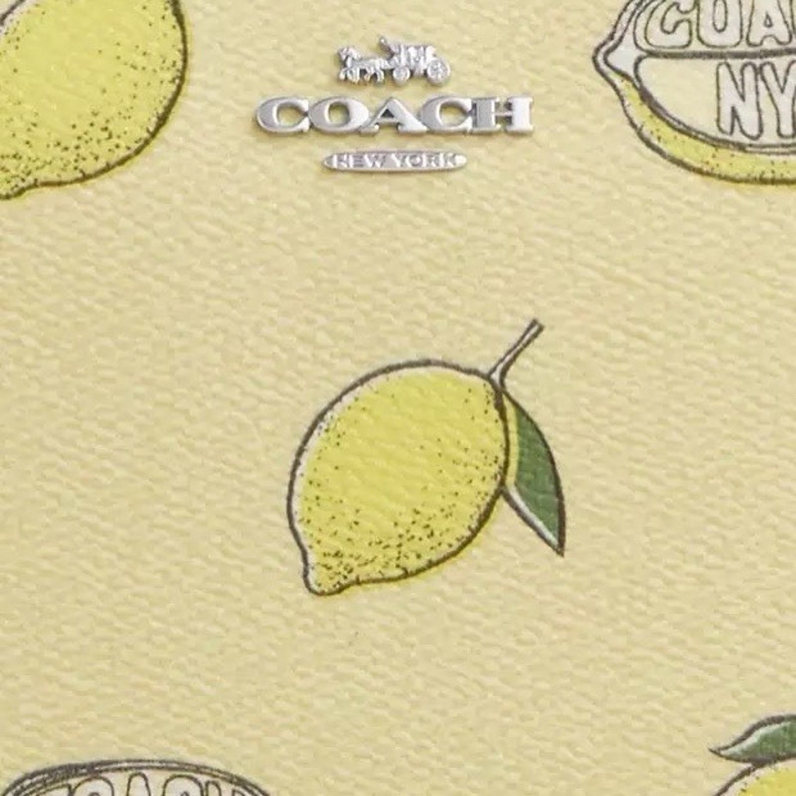Coach NWT Coach Nolita 19 Leather Shoulder Bag Lemon CAL26 Size ONE SIZE - 9 Thumbnail