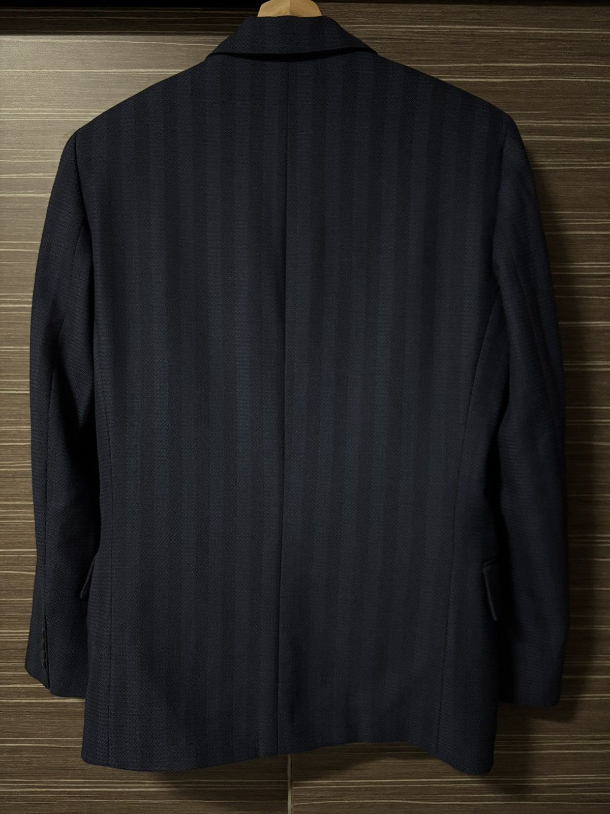 David Beckham × Kent & Curwen Kent & Curwen by David Beckham Navy Wool Blazer Size 48R - 2 Thumbnail