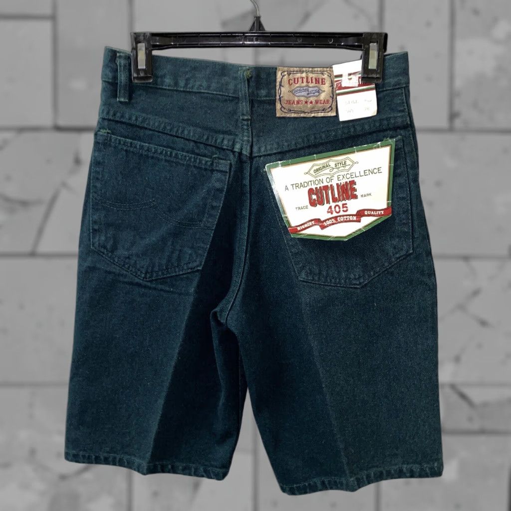 Vintage VINTAGE Cutline Jean Wear Mens Green Easy Fit Zip Fly Shorts Adult 28 Green Casual Shorts NWT 1980s Mens Size US 28 / EU 44 - 1 Thumbnail