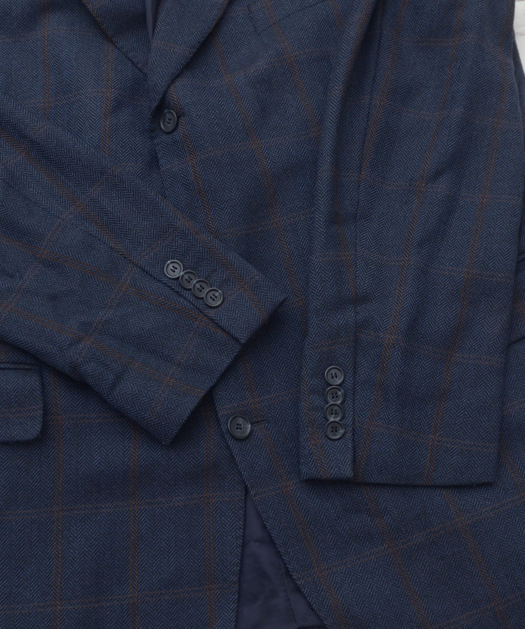 Burberry × Burberry Prorsum Vintage BURBERRY London Wool Tweed Check Blazer size 56 Size 54R - 7 Thumbnail