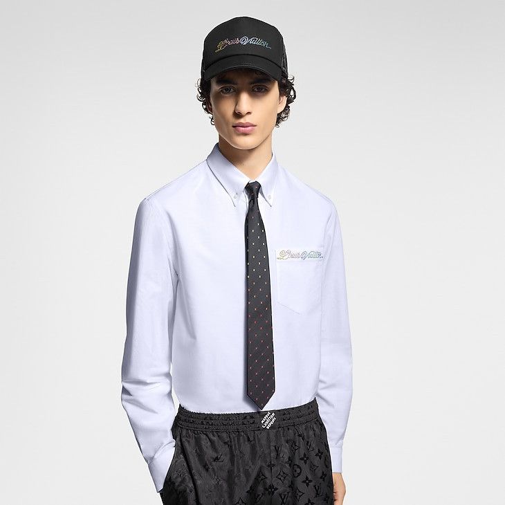 Louis Vuitton LV Blason Shading Tie Size ONE SIZE - 4 Thumbnail