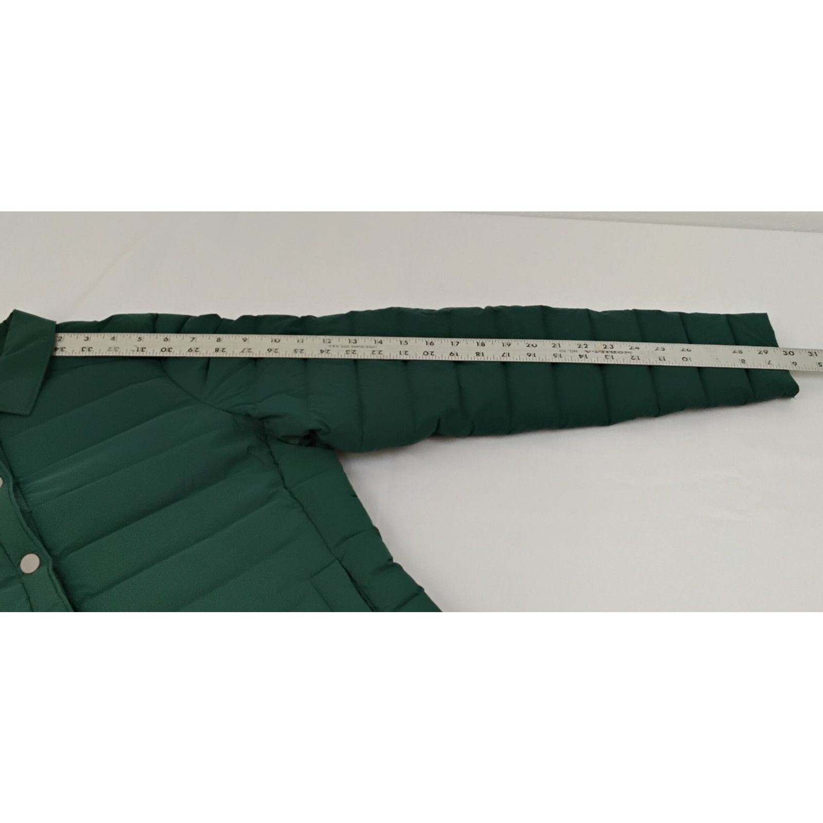 Stio Stio Down Jacket Women's M Green Collared Puffer Shacket Size M / US 6-8 / IT 42-44 - 12 Thumbnail