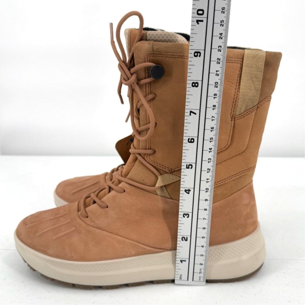 Ecco NWT Ecco Women's Tan Solice Leather Insulated High Boots Size US 8 / IT 38 - 11 Thumbnail