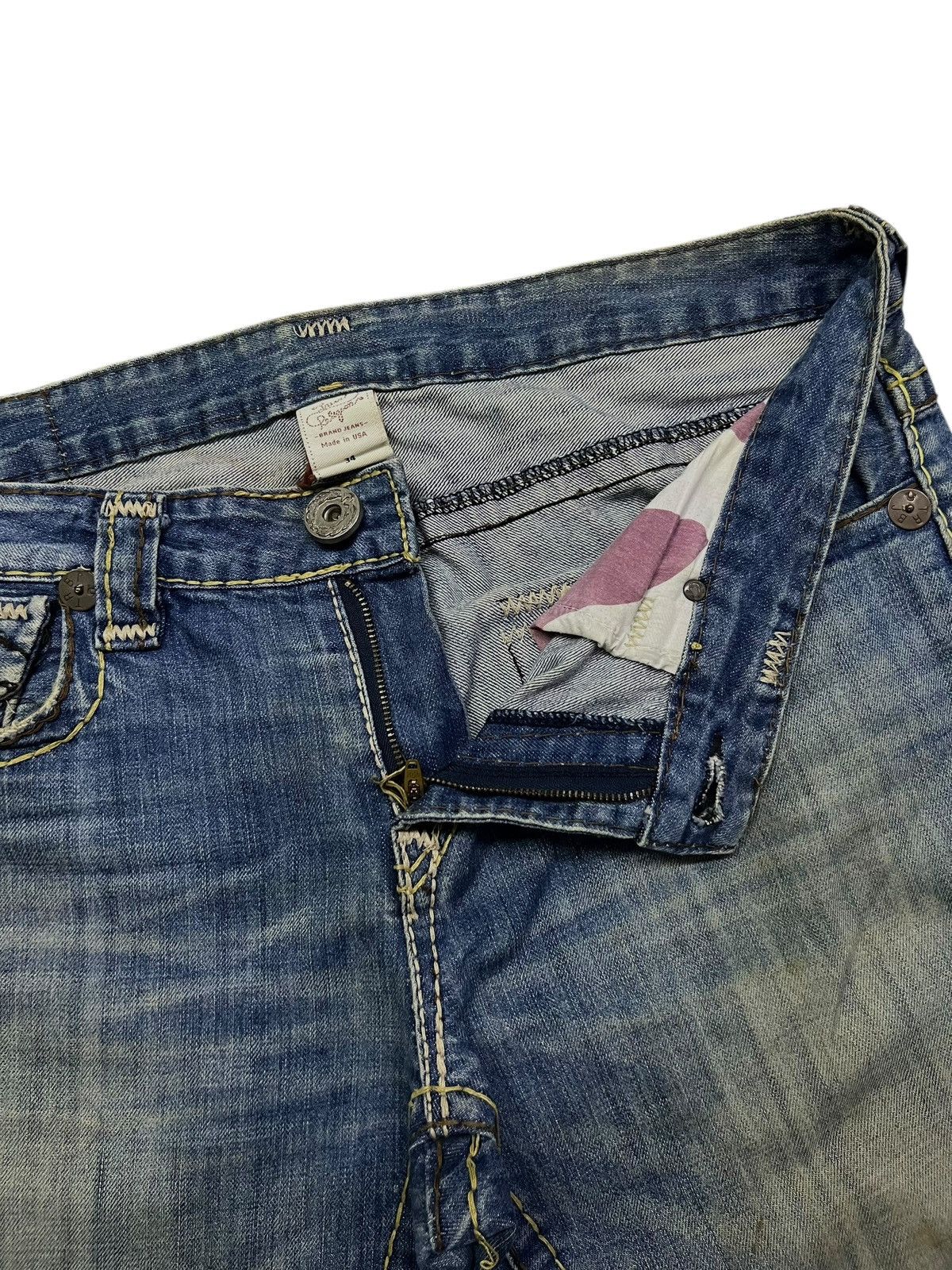 True Religion Vintage 00s True Religion Billy SUPER T Made In USA - W38 Size US 38 / EU 54 - 10 Thumbnail