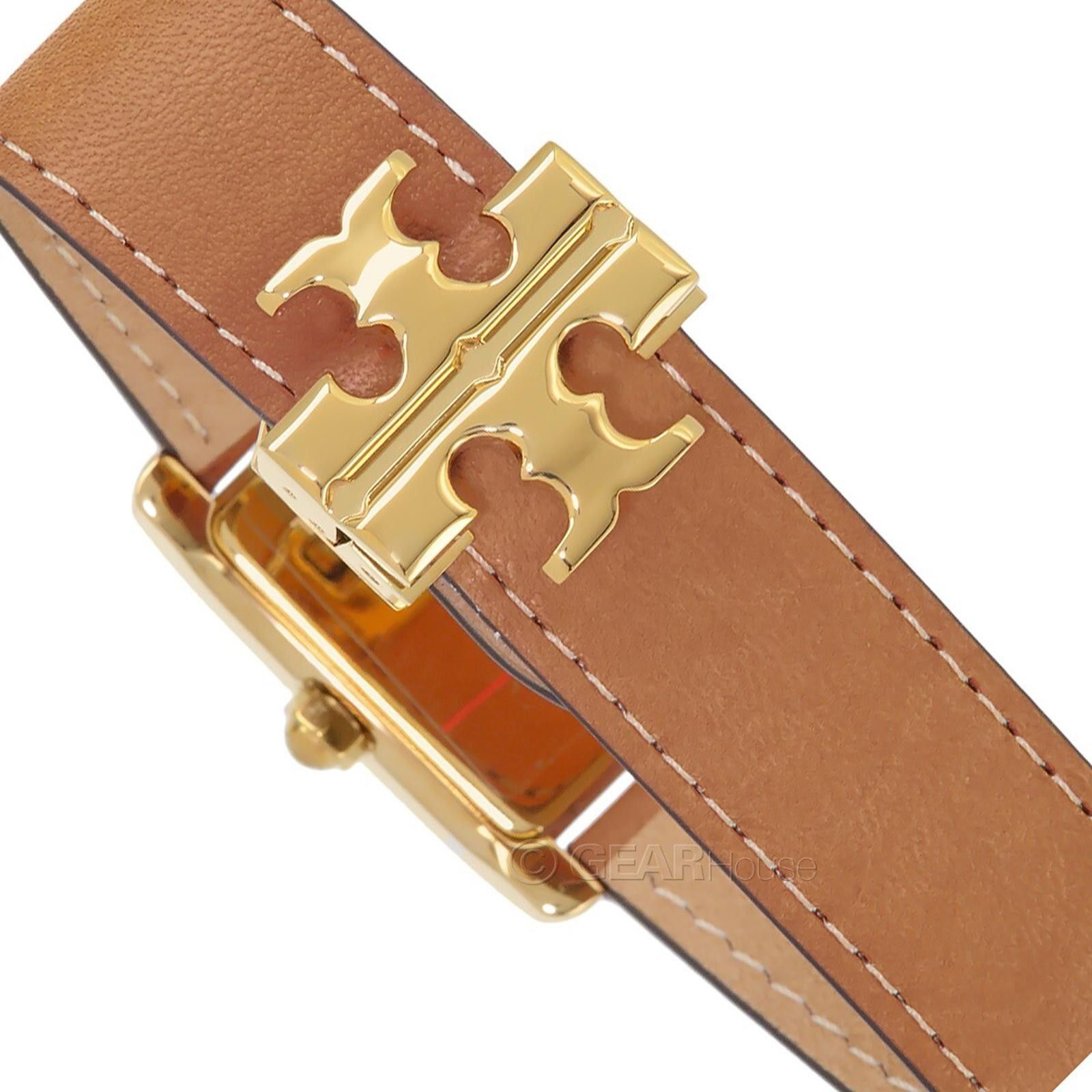 Other Tory Burch Eleanor Womens Gold Watch, White DialDoubleTClasp Size ONE SIZE - 6 Thumbnail