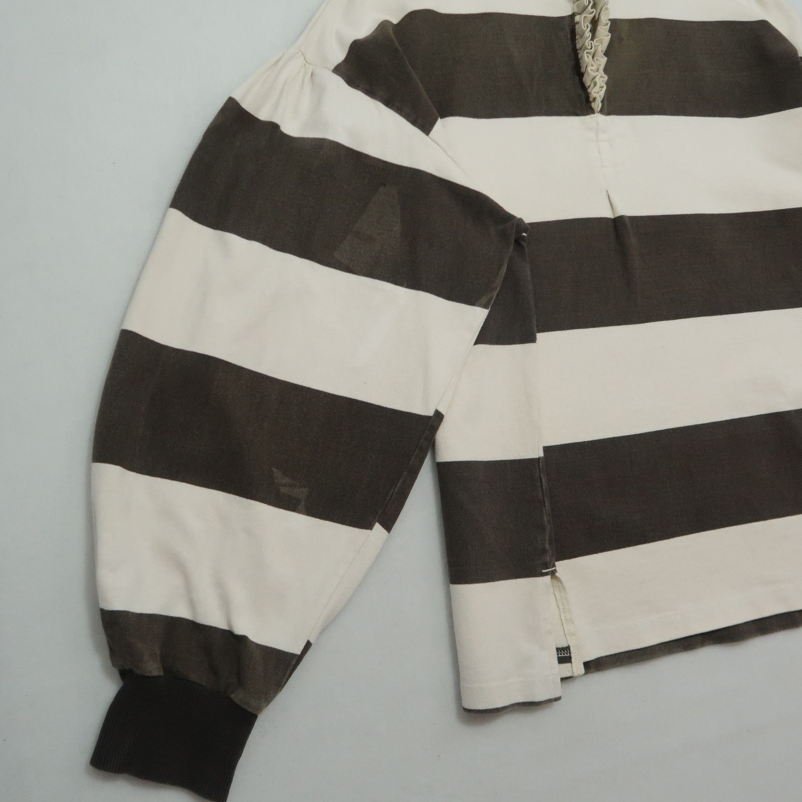Kapital Prisoner Jail Border Tenjiku Frill Lager Blouse K2103LC033 Size US L / EU 52-54 / 3 - 15 Thumbnail