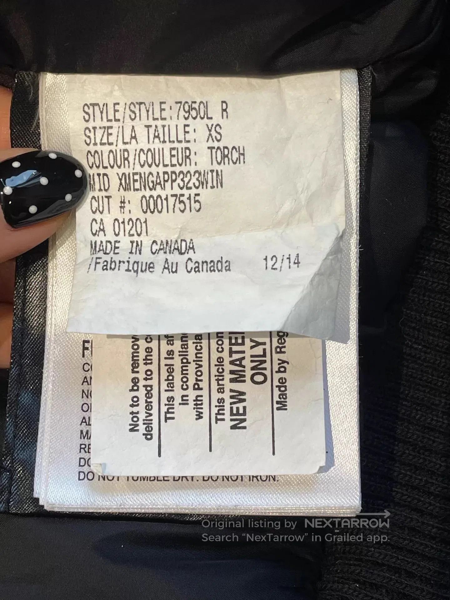 Canada Goose Red Parka with Fur Hood . Size US XS / EU 42 / 0 - 5 Thumbnail