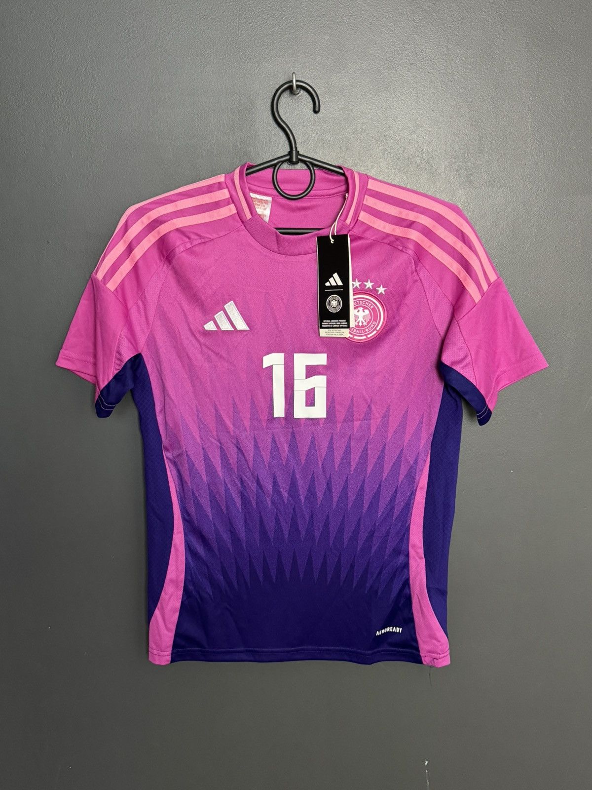 Adidas KIDS New Germany 2024 Away Anton Football Jersey T-Shirt Size US XS / EU 42 / 0 - 2 Thumbnail