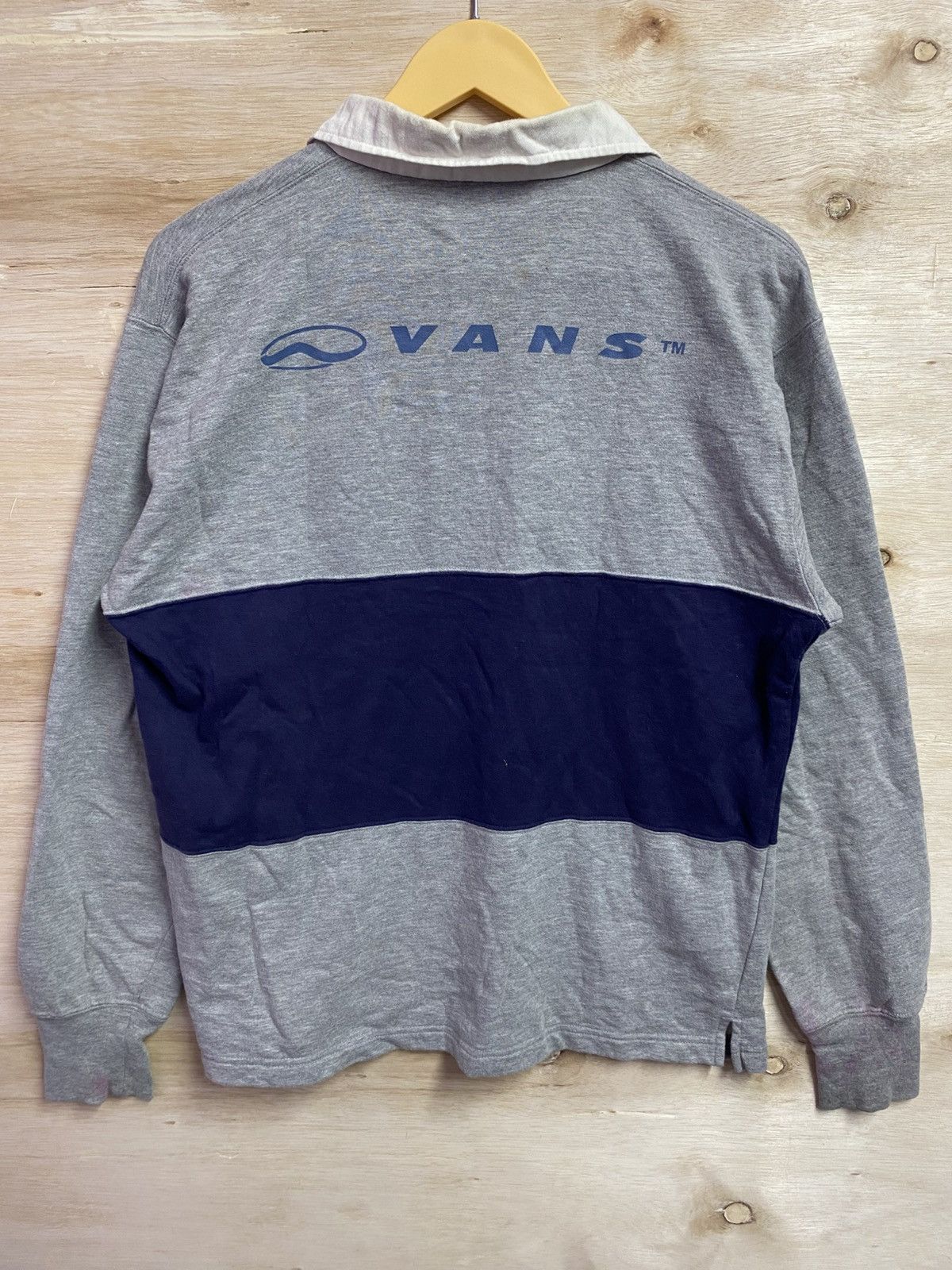 Vans Vans polo long sleeve tshirt Size US XL / EU 56 / 4 - 6 Thumbnail