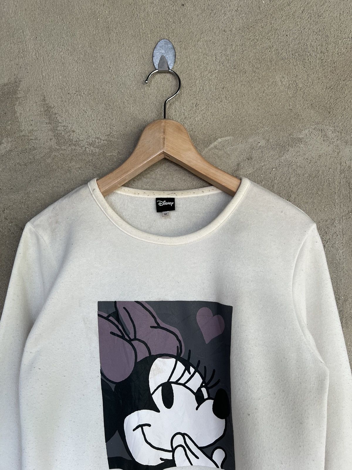 Disney × Mickey Mouse Vintage Minnie Mouse Sweatshirt Size M / US 6-8 / IT 42-44 - 3 Thumbnail