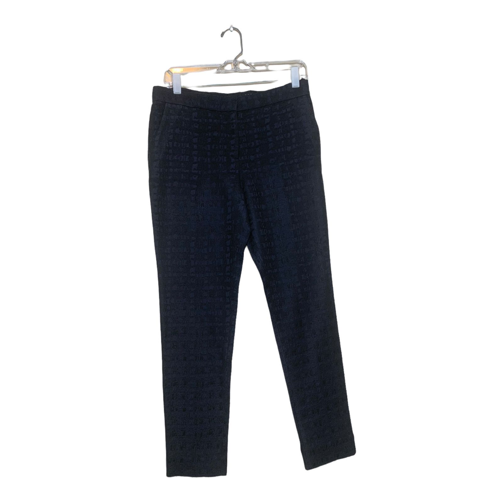 Cos COS black textured straight leg dress pants size EU 36 US 6 Size 28" / US 6 / IT 42 - 6 Thumbnail