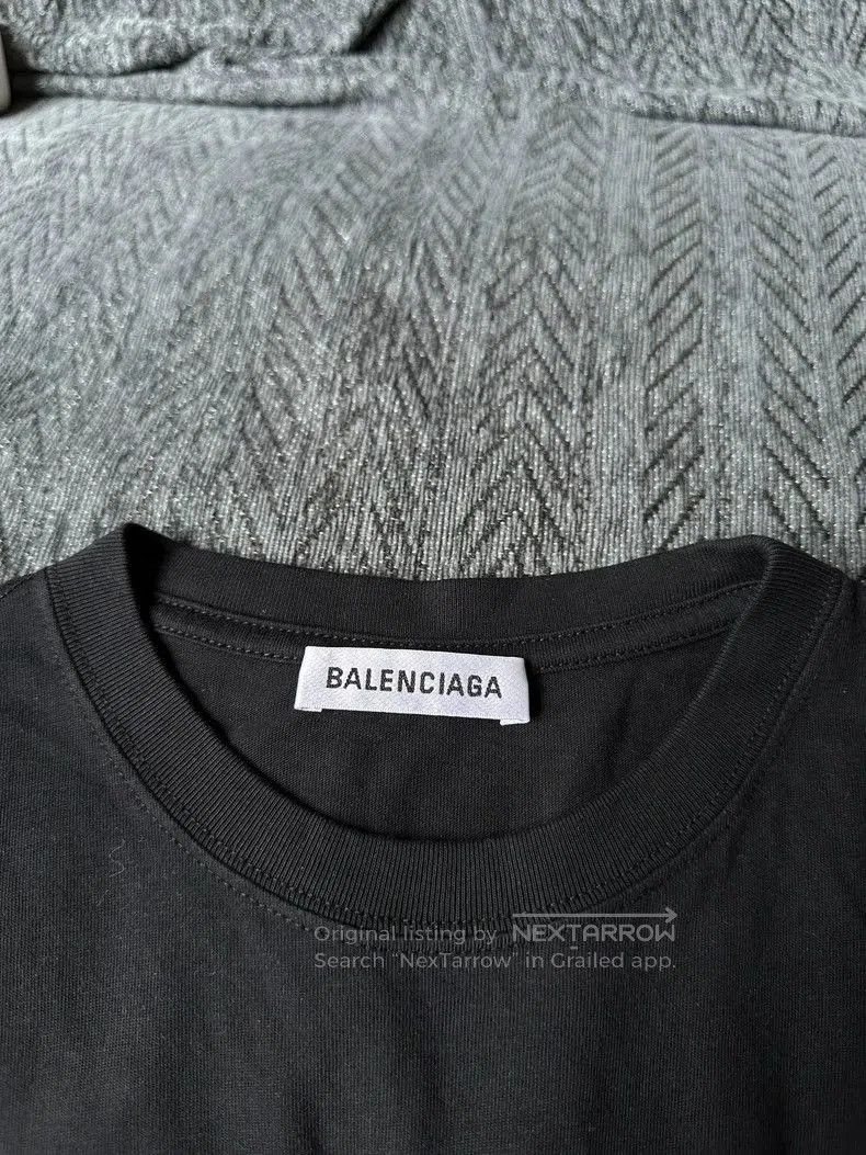 Balenciaga Balenciaga Black Coke Short Sleeve Tee. Size US L / EU 52-54 / 3 - 3 Thumbnail
